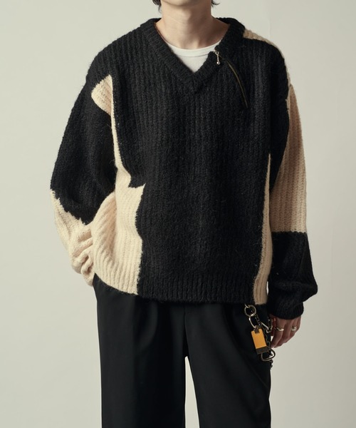 SURJENT ZIPデザインニット（ニット/セーター）｜Lui's（ルイス）の