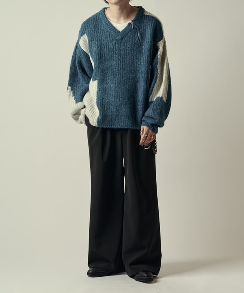 SURJENT ZIPデザインニット（ニット/セーター）｜Lui's（ルイス）の