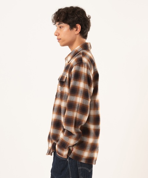 Levi's(リーバイス)の「Levi's/リーバイス WORKWEAR ワーカーシャツ(シャツ/ブラウス・メンズ・ブラウン・S/M/L/XL)」の2枚目の写真