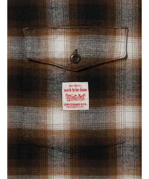 Levi's(リーバイス)の「Levi's/リーバイス WORKWEAR ワーカーシャツ(シャツ/ブラウス・メンズ・ブラウン・S/M/L/XL)」の12枚目の写真