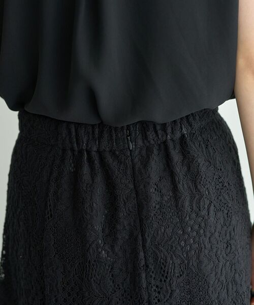 YECCA VECCA（イェッカヴェッカ）の「スカラップレースマーメイドスカート（スカート・レディース・ブラック/ピンク・M/S）」の16枚目の写真