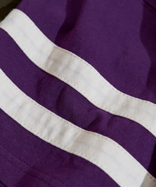 FREAK'S STORE（フリークスストア）の「コード刺繍 ナンバリングTシャツ（Tシャツ/カットソー・レディース・チャコールグレー/オフホワイト/パープル・ﾌﾘ-）」の16枚目の写真