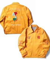 【新品】chezvoeuイエロージップアップブルゾン 新品】chezvoeuイエロージップアップブルゾン
