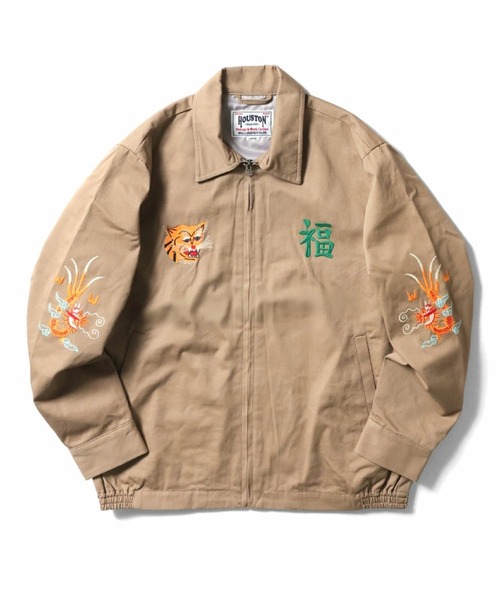 HOUSTON　ヒューストン　総刺繍　VIETNAM　JACKET　ベトジャン セール】【25AW新色追加】HOUSTON ヒューストン COTTON VIETNAM