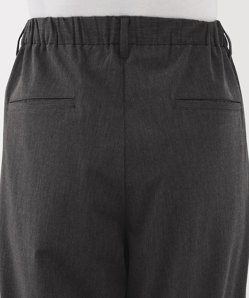 無印良品（ムジルシリョウヒン）の「紳士　乾きやすいイージータックワイドパンツ（その他パンツ・メンズ・ブラック/ブラウン系/チャコールグレー/ダークネイビー・S/M/L/XL）」の13枚目の写真