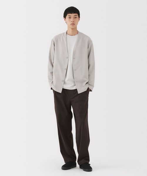 無印良品（ムジルシリョウヒン）の「紳士　乾きやすいイージータックワイドパンツ（その他パンツ・メンズ・ブラック/ブラウン系/チャコールグレー/ダークネイビー・S/M/L/XL）」の17枚目の写真