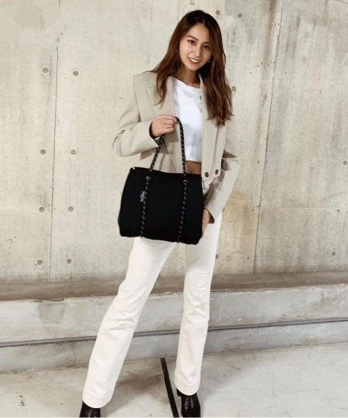 Willow Bay（ウィローベイ）の「【Willow Bay】ウィローベイ DAYDREAMER MINI トートバッグ（トートバッグ・レディース・ライトグレー/ピンク/バーガンディー/チャコールグレー/ブラック・FREE）」の9枚目の写真