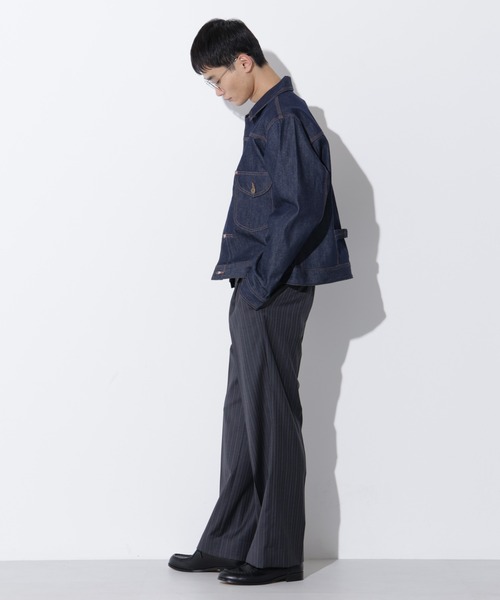 Lee（リー）の「LEE/別注 COW BOY JACKET(セットアップ可)（デニムジャケット・メンズ・インディゴブルー/ブラック・L/M/S）」の8枚目の写真