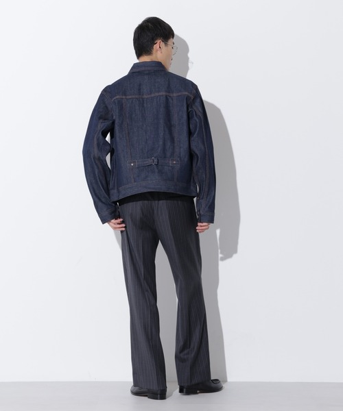 Lee（リー）の「LEE/別注 COW BOY JACKET(セットアップ可)（デニムジャケット・メンズ・インディゴブルー/ブラック・L/M/S）」の9枚目の写真