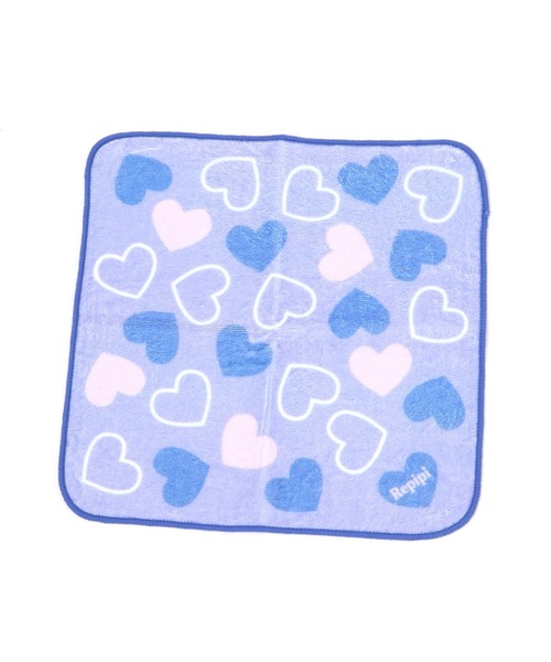 repipi armario(レピピ アルマリオ)の「ランダムハートハンカチタオル(ハンカチ/ハンドタオル・キッズ・ブラック/ピンク/パープル・FREE)」の2枚目の写真