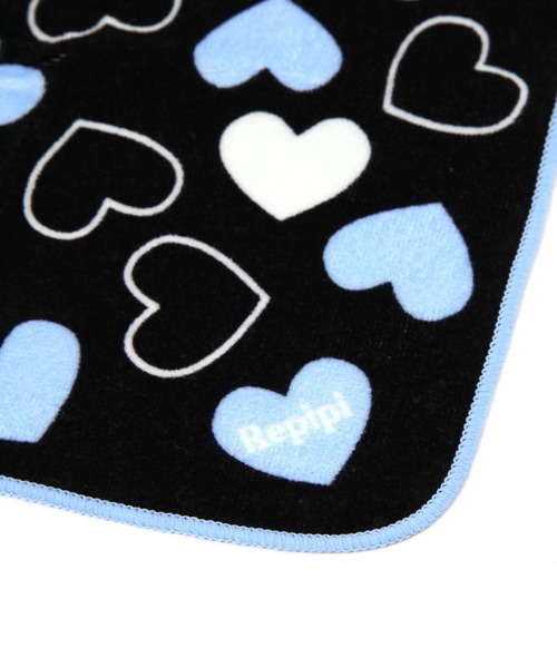 repipi armario(レピピ アルマリオ)の「ランダムハートハンカチタオル(ハンカチ/ハンドタオル・キッズ・ブラック/ピンク/パープル・FREE)」の4枚目の写真