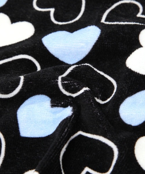 repipi armario(レピピ アルマリオ)の「ランダムハートハンカチタオル(ハンカチ/ハンドタオル・キッズ・ブラック/ピンク/パープル・FREE)」の6枚目の写真