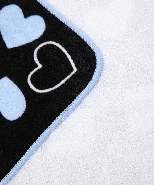 repipi armario(レピピ アルマリオ)の「ランダムハートハンカチタオル(ハンカチ/ハンドタオル・キッズ・ブラック/ピンク/パープル・FREE)」の7枚目の写真