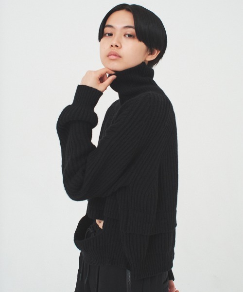 soduk（スドーク）の「【soduk】hole knit（ニット/セーター・レディース・ブラック/パープル・ONE SIZE）」の18枚目の写真