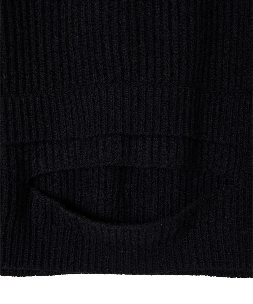soduk（スドーク）の「【soduk】hole knit（ニット/セーター・レディース・ブラック/パープル・ONE SIZE）」の7枚目の写真
