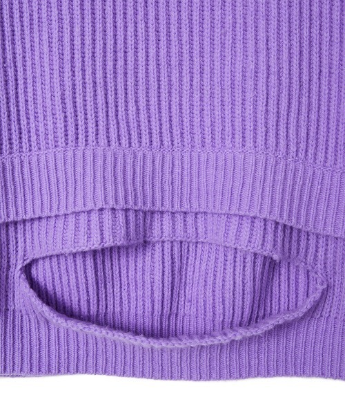 soduk（スドーク）の「【soduk】hole knit（ニット/セーター・レディース・ブラック/パープル・ONE SIZE）」の16枚目の写真
