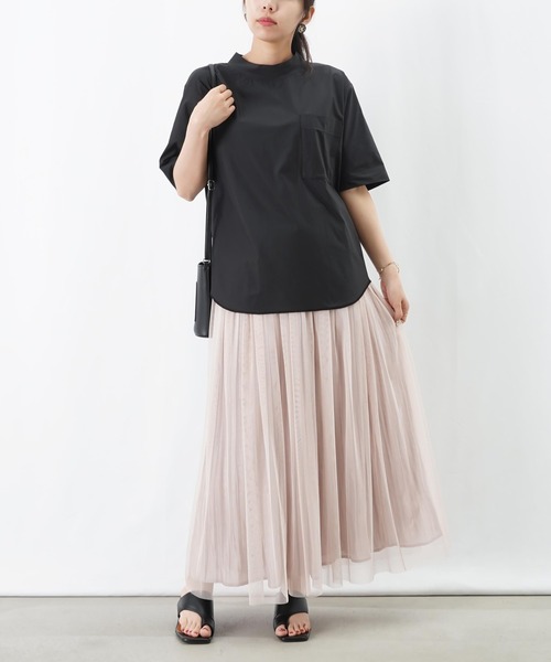 LUCA/LADY LUCK LUCA(ルカ/レディラックルカ)の「LC/LLL リバーシブルチュールプリーツスカート(スカート・レディース・グレー/ベージュ・FREE)」の8枚目の写真