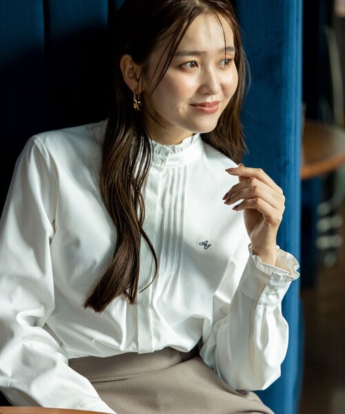 セール】ピンタックフリル シャツ（シャツ/ブラウス）｜ANY SIS