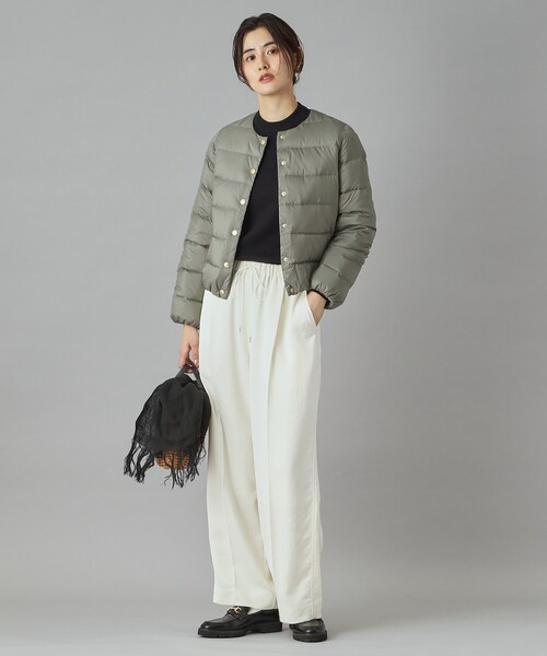 Traditional Weatherwear（トラディショナルウェザーウェア）の「Traditional Weatherwear（トラディショナル ウェザーウェア）ARKLEY ダウンジャケット（ダウンジャケット/コート・レディース・ブラック/ベージュ/グレー・01/02）」の3枚目の写真