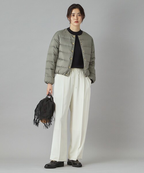 Traditional Weatherwear（トラディショナルウェザーウェア）の「Traditional Weatherwear（トラディショナル ウェザーウェア）ARKLEY ダウンジャケット（ダウンジャケット/コート・レディース・ブラック/ベージュ/グレー・01/02）」の5枚目の写真