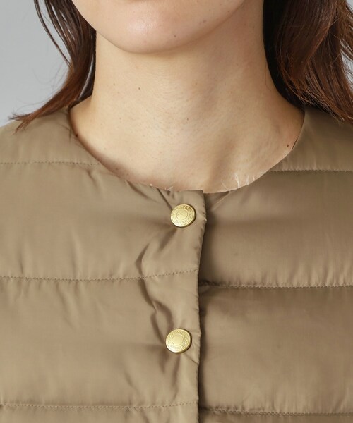 Traditional Weatherwear（トラディショナルウェザーウェア）の「Traditional Weatherwear（トラディショナル ウェザーウェア）ARKLEY ダウンジャケット（ダウンジャケット/コート・レディース・ブラック/ベージュ/グレー・01/02）」の16枚目の写真