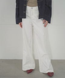 Mirette（ミレット）の「バックリボンハイウエストデニムパンツ / Back Ribbon High Waist Denim Pants（デニムパンツ）」