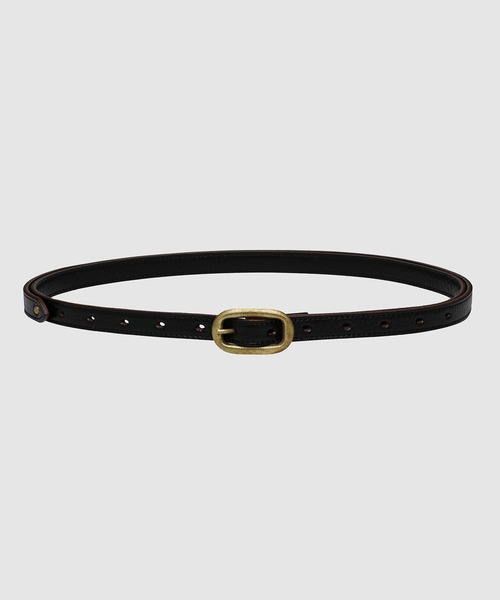 SUGARHILL(シュガーヒル)の「OVAL BUCKLE BELT(ベルト・メンズ・ブラック×シルバー/ブラック×ゴールド・0)」の1枚目の写真