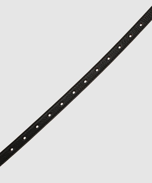 SUGARHILL(シュガーヒル)の「OVAL BUCKLE BELT(ベルト・メンズ・ブラック×シルバー/ブラック×ゴールド・0)」の4枚目の写真