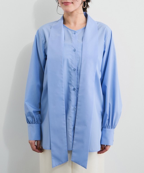 ブロードボウタイブラウス（シャツ/ブラウス）｜LE CERCLE par rope