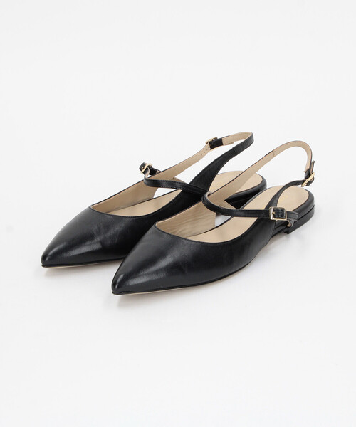 COMME CA（コムサ）の「CORSO ROMA， 9 バックストラップミュール（サンダル・レディース・ブラック/シルバー・L/M/S）」の3枚目の写真