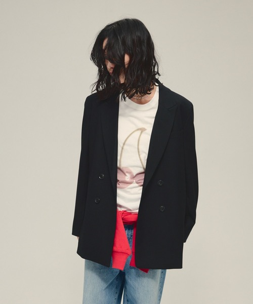 eL(エル)の「【eL】Daddy Jacket/580107(テーラードジャケット・レディース・ブラック/グレー・FREE)」の14枚目の写真