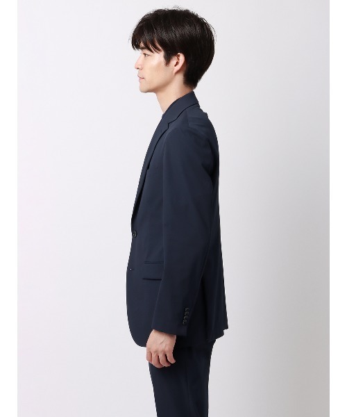 SUIT SQUARE（スーツスクエア）の「スマみえジャケット ウォッシャブル ストレッチ CROSS MOVA 織柄（スーツジャケット・メンズ・ネイビー系/カーキ系・S/M/L/LL）」の22枚目の写真