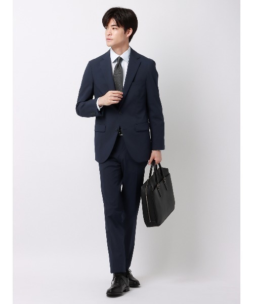 SUIT SQUARE（スーツスクエア）の「スマみえジャケット ウォッシャブル ストレッチ CROSS MOVA 織柄（スーツジャケット・メンズ・ネイビー系/カーキ系・S/M/L/LL）」の20枚目の写真