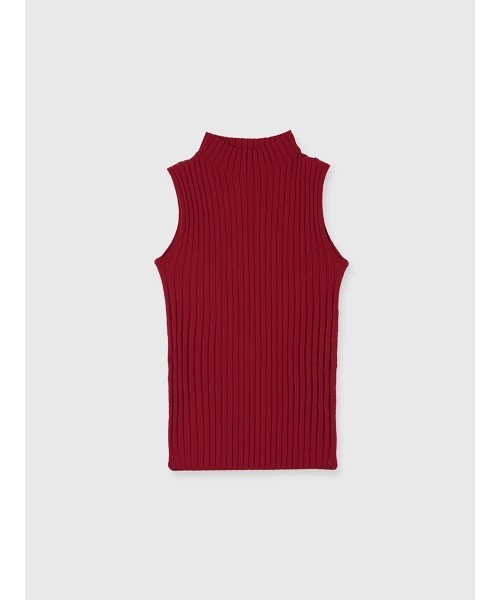 anuans(アニュアンス)の「ノースリーブウールリブニットトップス(ニット/セーター・レディース・モカ/ブラウン/アイボリー/ブラック/グレー/レッド・FREE)」の6枚目の写真