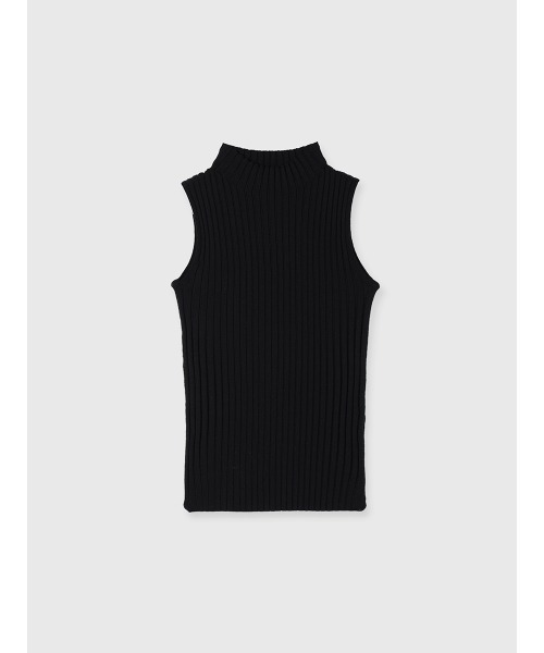 anuans(アニュアンス)の「ノースリーブウールリブニットトップス(ニット/セーター・レディース・モカ/ブラウン/アイボリー/ブラック/グレー/レッド・FREE)」の3枚目の写真