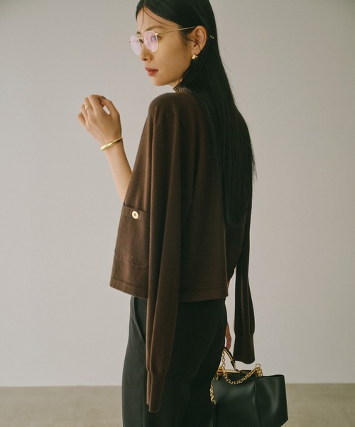 anuans(アニュアンス)の「ノースリーブウールリブニットトップス(ニット/セーター・レディース・モカ/ブラウン/アイボリー/ブラック/グレー/レッド・FREE)」の19枚目の写真