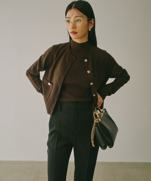 anuans(アニュアンス)の「ノースリーブウールリブニットトップス(ニット/セーター・レディース・モカ/ブラウン/アイボリー/ブラック/グレー/レッド・FREE)」の20枚目の写真