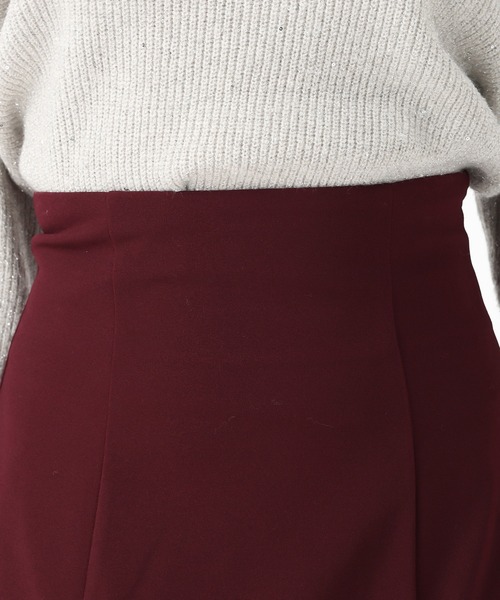 MISCH MASCH（ミッシュマッシュ）の「一部店舗限定 2025秋冬新作 ハイウエストマーメイドスカート（スカート・レディース・ブラック/ワイン/モカ・ﾌﾘ-）」の8枚目の写真