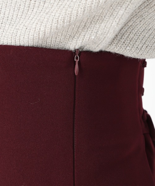 MISCH MASCH（ミッシュマッシュ）の「一部店舗限定 2025秋冬新作 ハイウエストマーメイドスカート（スカート・レディース・ブラック/ワイン/モカ・ﾌﾘ-）」の9枚目の写真