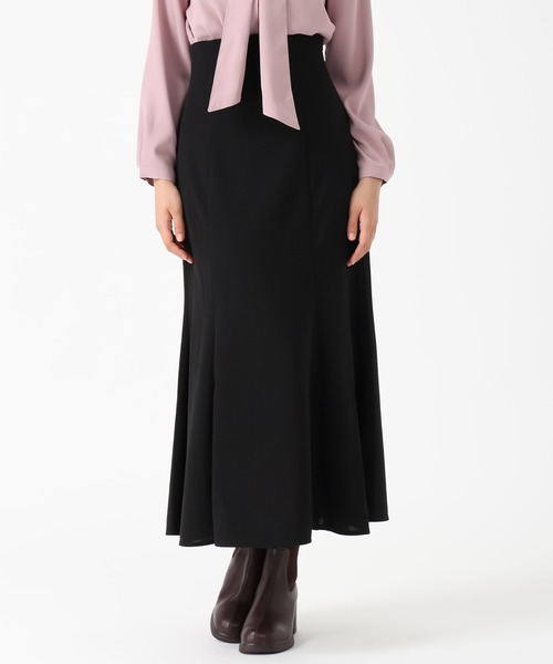 MISCH MASCH（ミッシュマッシュ）の「一部店舗限定 2025秋冬新作 ハイウエストマーメイドスカート（スカート・レディース・ブラック/ワイン/モカ・ﾌﾘ-）」の5枚目の写真