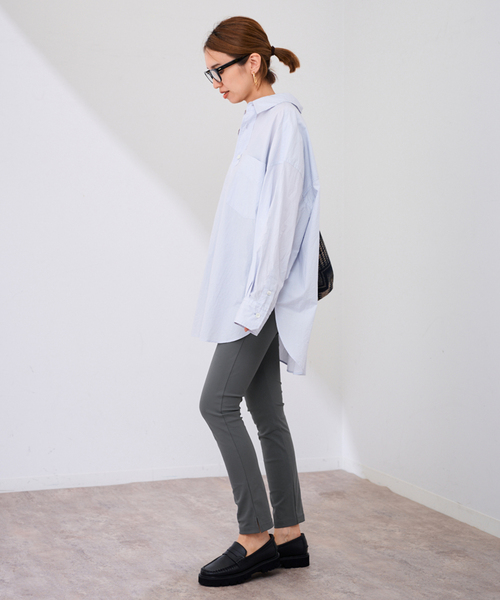 FRAMeWORK（フレームワーク）の「onit/オニット 別注レギンスパンツ（その他パンツ・レディース・ライトグレー/ブラック・FREE）」の13枚目の写真