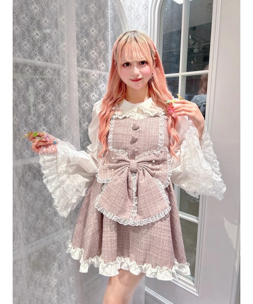 セール】キラキラツイードお姫様ワンピース（ワンピース）｜Ank Rouge