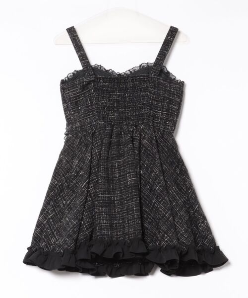 Ank Rouge（アンクルージュ）の「キラキラツイードお姫様ワンピース（ワンピース・レディース・ピンク/ブラック・M）」の14枚目の写真
