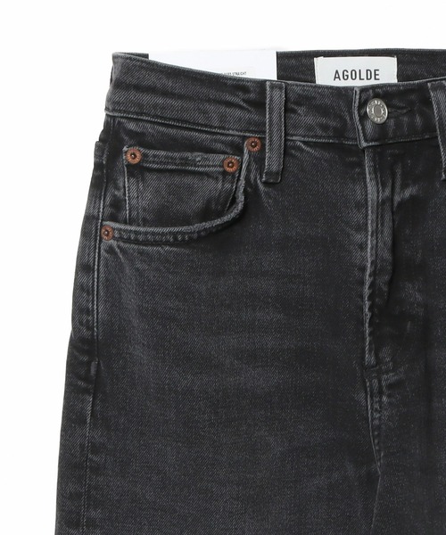 AGOLDE(エーゴールドイー)の「AGOLDE / HARPER ストレートデニムパンツ(デニムパンツ・レディース・ブラック・23/24/25)」の4枚目の写真