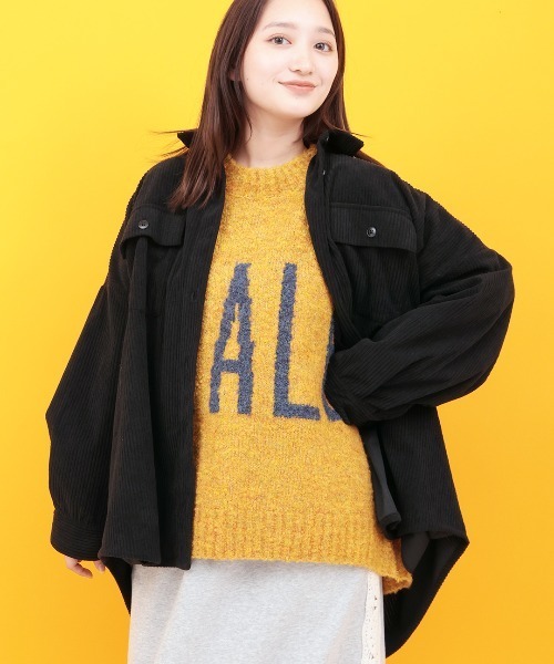 チチカカ(チチカカ)の「Orale! 太コーデュロイシャツジャケット(シャツ/ブラウス・レディース・ブルー/ブラック/アイボリー・FREE)」の2枚目の写真