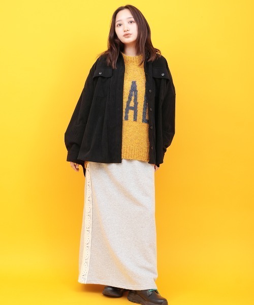 チチカカ(チチカカ)の「Orale! 太コーデュロイシャツジャケット(シャツ/ブラウス・レディース・ブルー/ブラック/アイボリー・FREE)」の12枚目の写真