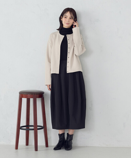 COMME CA ISM(コムサイズム)の「ポインテッドトゥ ショートストレッチブーツ(ブーツ・レディース・シルバー/ブラック・23.5cm/24.5cm)」の6枚目の写真