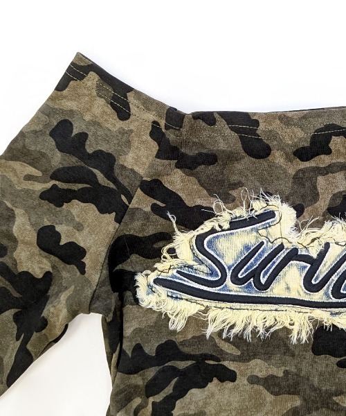 Riff(リフ)の「迷彩柄オフショルトップス(Tシャツ/カットソー・レディース・カーキ・FREE)」の17枚目の写真