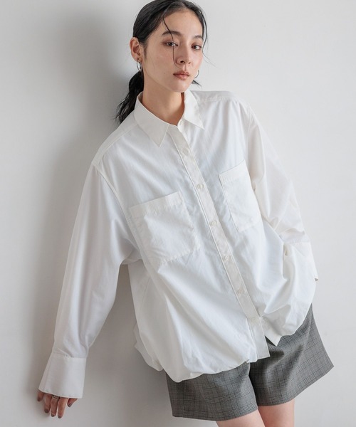 ローリーズファーム【yuw】 バルーンチュニック セール】バルーンチュニックシャツ 581116（シャツ/ブラウス）｜LOWRYS