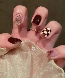 Bonjour Sagan（ボンジュールサガン）の「簡単にネイルチップ ハンドネイルチップ バタフライデザイン（ネイルシール/ネイルチップ）」